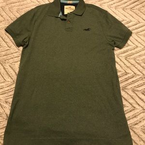 Green Hollister polo